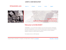Tablet Screenshot of echecksnet.com